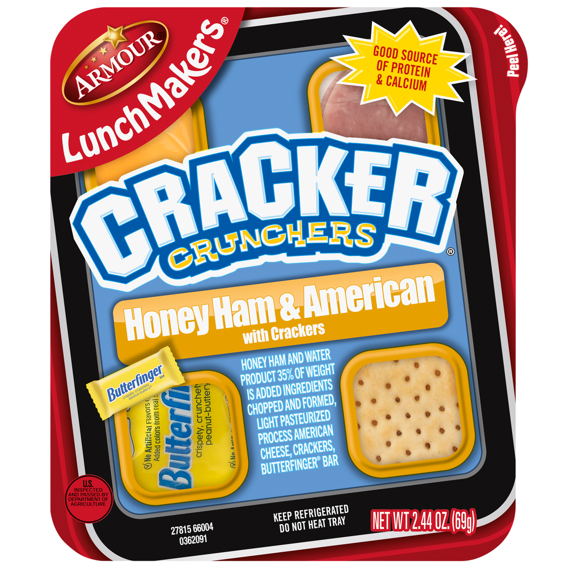LunchMakers® Honey Ham Cracker Crunchers | Armour Meats